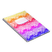 Regenboog golf compositie notitieboek (Rechterzijde)