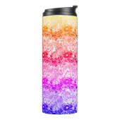 Regenboog golf thermosbeker (Gedraaid links)