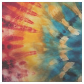 Regenboog Golf Tie Dye Stof (Swatch)