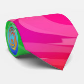 Regenboog Golfband Stropdas (Opgerold)