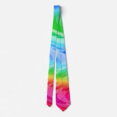 Regenboog Golfband Stropdas (Achterkant)