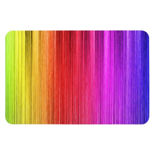 Regenboog gordijn ontwerp magneet (Horizontaal)