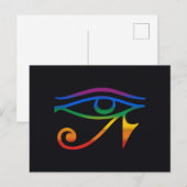 Regenboog Goth Pride Vlag Briefkaart (Voorkant / Achterkant)