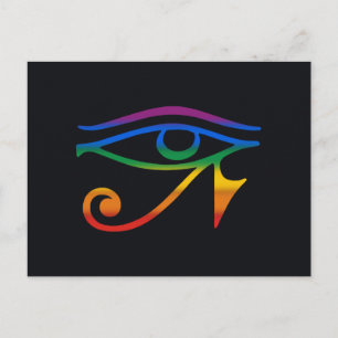 Regenboog Goth Pride Vlag Briefkaart