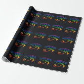 Regenboog Goth Pride Vlag Cadeaupapier (Uitgerold)