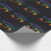Regenboog Goth Pride Vlag Cadeaupapier (Hoek)