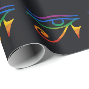 Regenboog Goth Pride Vlag Cadeaupapier