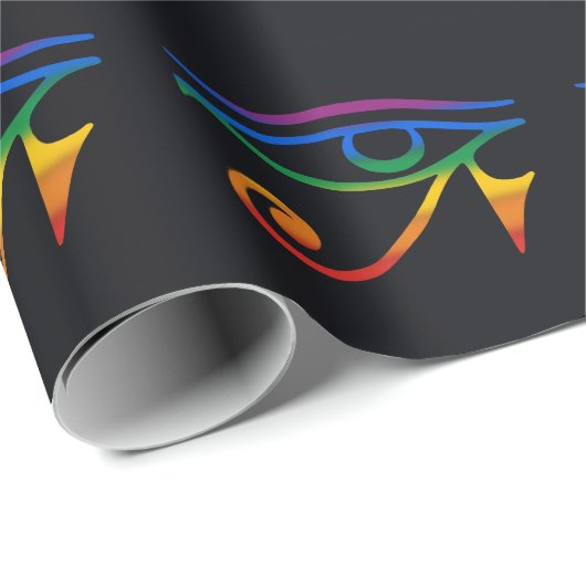 Regenboog Goth Pride Vlag Cadeaupapier (Rol Hoek)