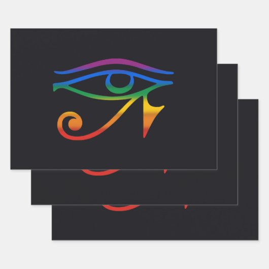 Regenboog Goth Pride Vlag Inpakpapier Vel (Set)