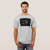 Regenboog Goth Pride Vlag T-shirt (Voorkant volledig)