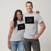 Regenboog Goth Pride Vlag T-shirt (Unisex)