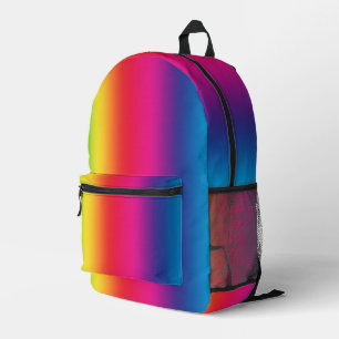 Regenboog Gradiënt Bedrukte Rugzak