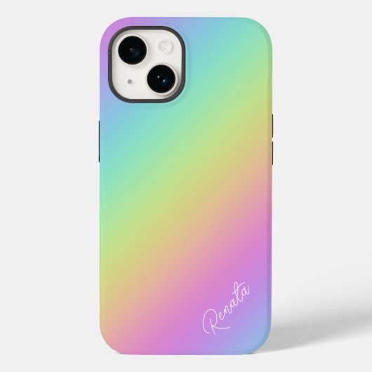 Regenboog Gradiënt Case-Mate iPhone Case (Achterkant)
