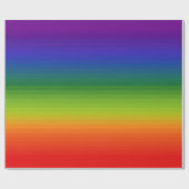 Regenboog Gradiënt Gestreepte Cadeaupapier (Vlak)