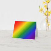 Regenboog Gradiënt Gestreepte Kaart (Gele Bloem)