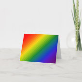 Regenboog Gradiënt Gestreepte Kaart (Voorkant)