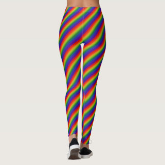 Regenboog Gradiënt Gestreepte Leggings