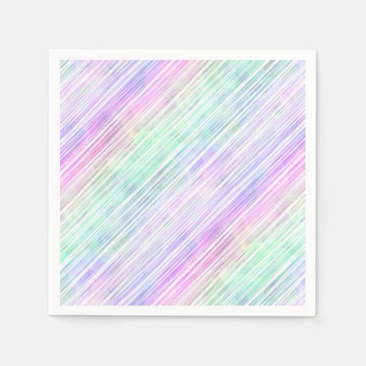 Regenboog gradiënt gestreepte penseelstreken: servet (Voorkant)