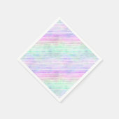 Regenboog gradiënt gestreepte penseelstreken: servet (Hoek)