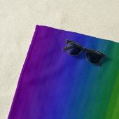 Regenboog Gradiënt Gestreepte Strandlaken (In situ)
