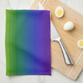 Regenboog Gradiënt Gestreepte Theedoek (Quarter Fold)