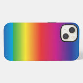 Regenboog Gradiënt iPhone Hoesje (Achterkant horizontaal)