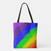 Regenboog Gradiënt Kleur Spetter Tote Bag (Achterkant)