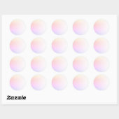 Regenboog Gradiënt Lege Sjabloon, Doe-het-zelf Tek Ronde Sticker (Vel)