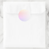 Regenboog Gradiënt Lege Sjabloon, Doe-het-zelf Tek Ronde Sticker (Tas)