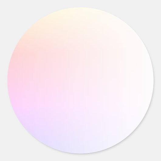 Regenboog Gradiënt Lege Sjabloon, Doe-het-zelf Tek Ronde Sticker (Voorkant)