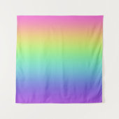 Regenboog Gradiënt Muur Tapijt Wandkleed (Voorkant)