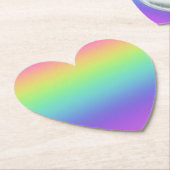 Regenboog Gradiënt Papier Onderzetters (Gekanteld)