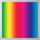 Regenboog Gradiënt Poster (Voorkant)