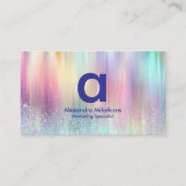 Regenboog Gradiënt Professioneel Ontwerp Visitekaartje (Voorkant)