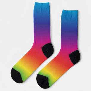 Regenboog Gradiënt Sokken