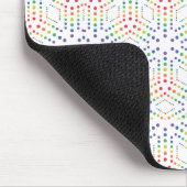 regenboog grafisch muismat (Hoek)