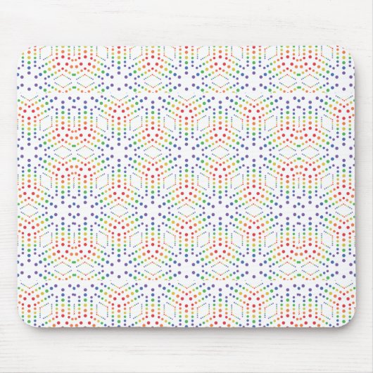 regenboog grafisch muismat (Voorkant)