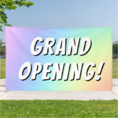Regenboog Grand Opening! Banner (Buitenkant)