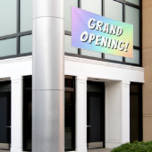Regenboog Grand Opening! Banner (Buitenkant Gebouw)
