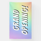 Regenboog Grand Opening! Banner (Verticaal)