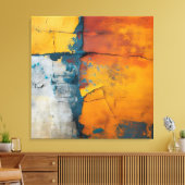 Regenboog Graniet Canvas Kunst (Insitu (Woonkamer))