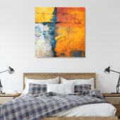 Regenboog Graniet Canvas Kunst (Insitu (Slaapkamer))