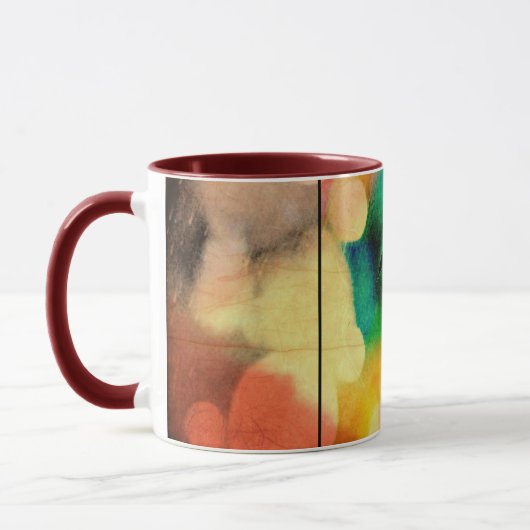 Regenboog Gras Drama Mok (Links)