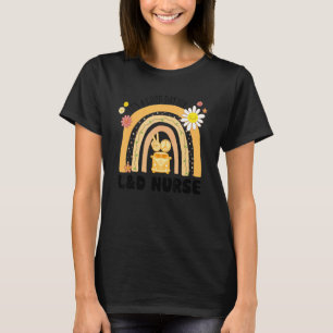 Regenboog Groovy Vrede Verpleegster Verloskunde en T-shirt