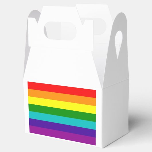 REGENBOOG GROTE CADEAUZAK GUNST BOX BEDANKDOOSJES (Geopend)