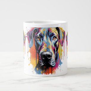 Regenboog Grote Deen Waterverf Koffiekop