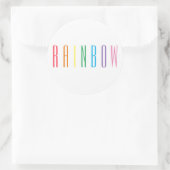 REGENBOOG Grote ronde Stickers (Tas)