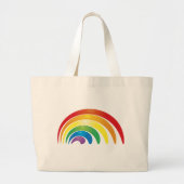 Regenboog Grote Tote Bag (Voorkant)