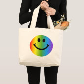 Regenboog Grote Tote Bag (Voorkant (product))