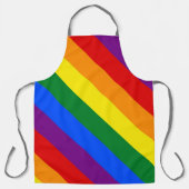 Regenboog Grote Unisex Schort (Voorkant)